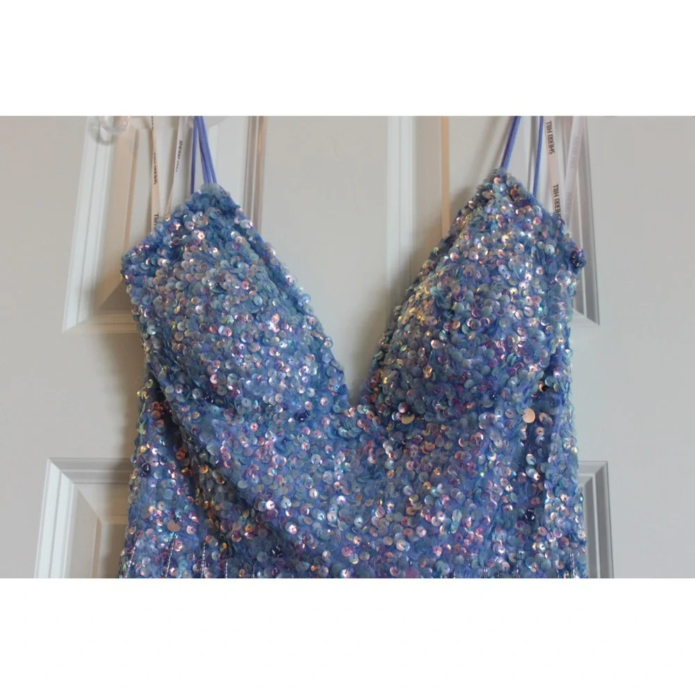Sherri Hill 55041 Periwinkle, Size 4 - Picture 4 of 10